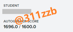 Gradescope result